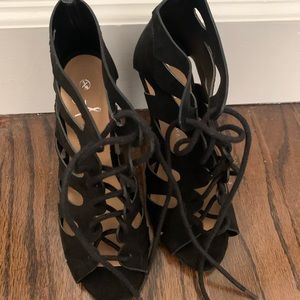 Lace up heels